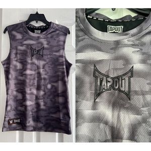 TAPOUT MEN POWER MUSCLE GRAY SHIRT, SMALL